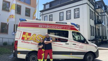Neuer Rettungswagen für Stadtilm und Umgebung im Einastz für den ASB KV Arnstadt e.V.