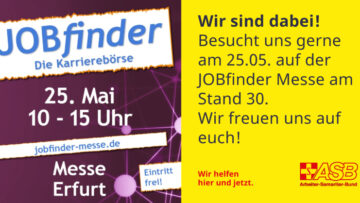 JOBfinder Erfurt - Wir sind dabei!
