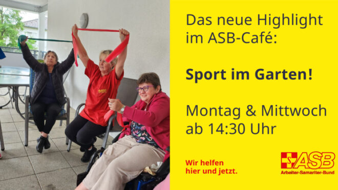 Sport im Garten