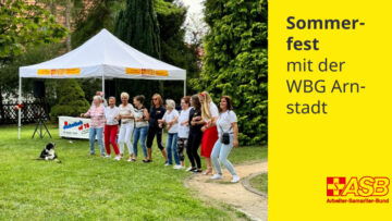 Sommerfest mit der WBG Arnstadt