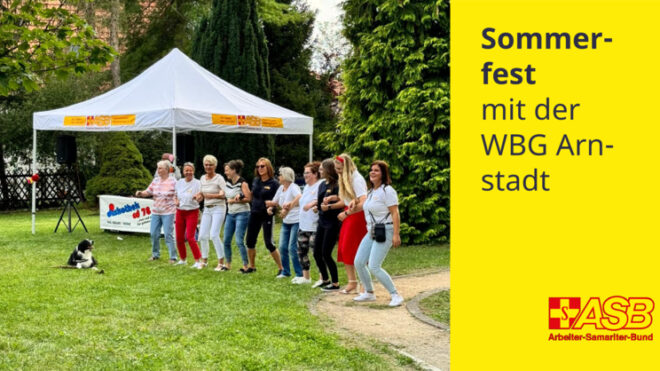 Sommerfest mit der WBG Arnstadt