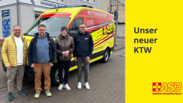 Übergabe unseres neuen KTW