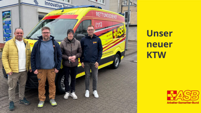 Übergabe unseres neuen KTW